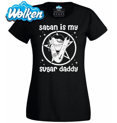 Obrázek produktu Dámské tričko Satan je můj Sugar Daddy
