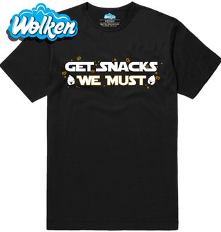 Pánské tričko Síla snacků Get snacks we must.jpg