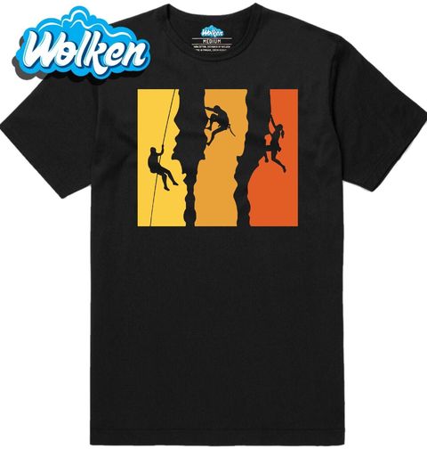 Obrázek produktu Pánské tričko Skalní horolezci Retro Hiking