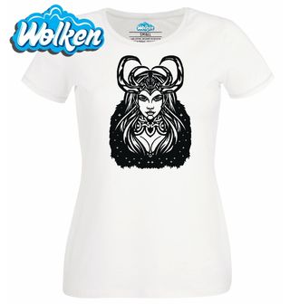 Dámské tričko  Vikingská Bohyně Osudu Loki.jpg