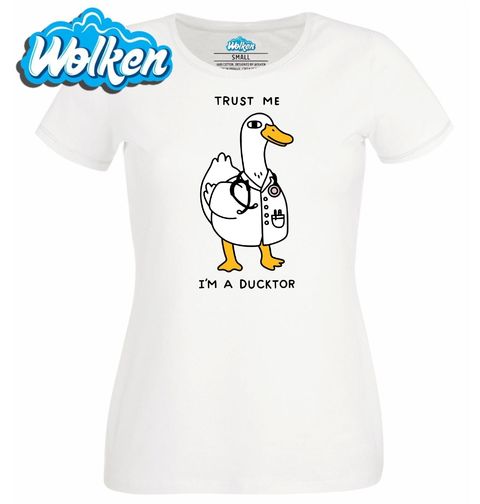 Obrázek produktu Dámské tričko Kachní doktor Trust me, I’m a ducktor