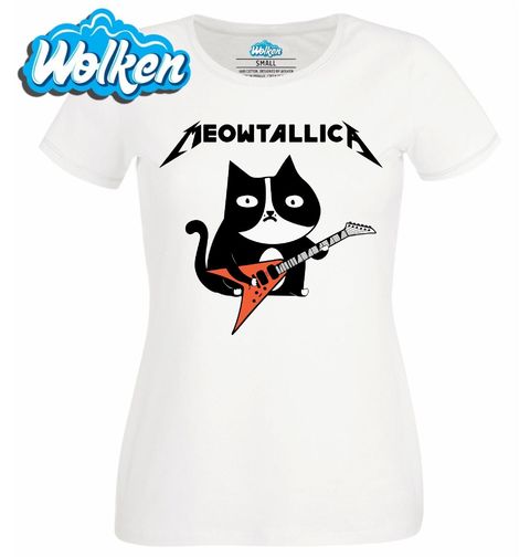 Obrázek produktu Dámské tričko Metalová Kočka Meowtallica