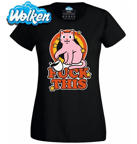 Obrázek produktu Dámské tričko Otrávená Kočka Fuck This!