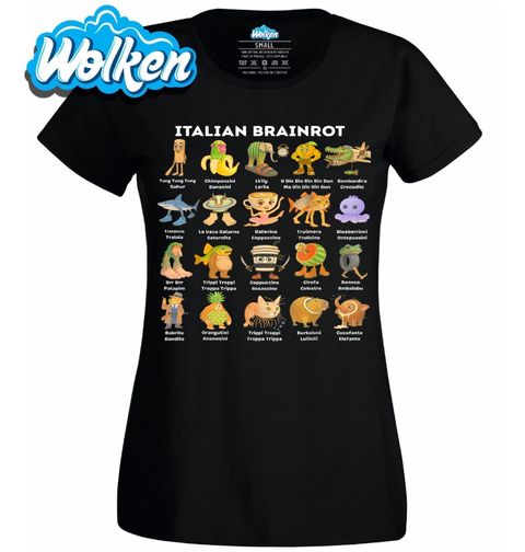 Obrázek produktu Dámské tričko Italská Sbírka Brainrot Zvířat