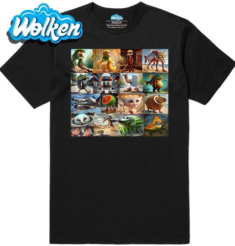 Obrázek produktu Pánské tričko Zvířecí brainrot Legendy internetu