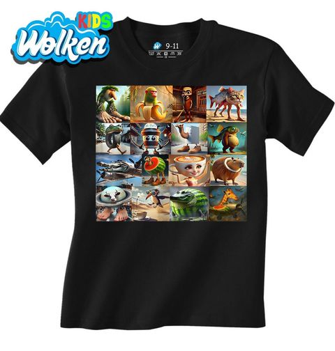 Obrázek produktu Dětské tričko Zvířecí brainrot Legendy internetu