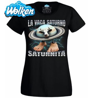 Dámské tričko Italský Brainrot La Vaca Saturno Saturnita.jpg