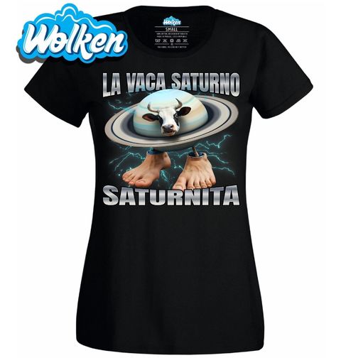Obrázek produktu Dámské tričko Italský Brainrot La Vaca Saturno Saturnita