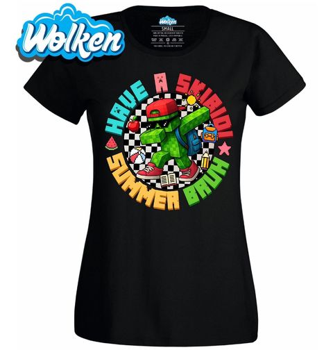 Obrázek produktu Dámské tričko Have a Skibidi Summer Bruh Minecraft