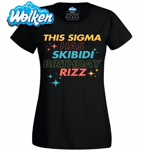 Obrázek produktu Dámské tričko Skibidi Sigma Narozeniny