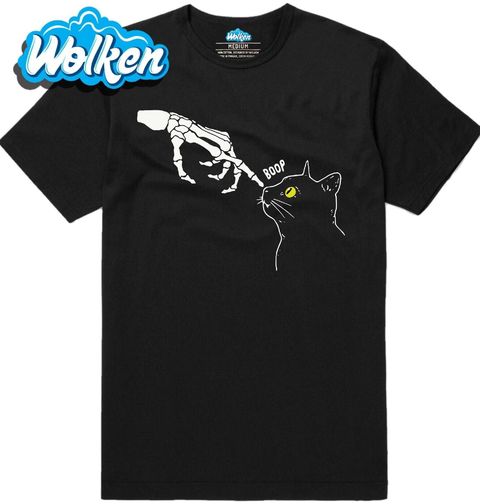 Obrázek produktu Pánské tričko Kočka a Kostlivec Spooky Boop