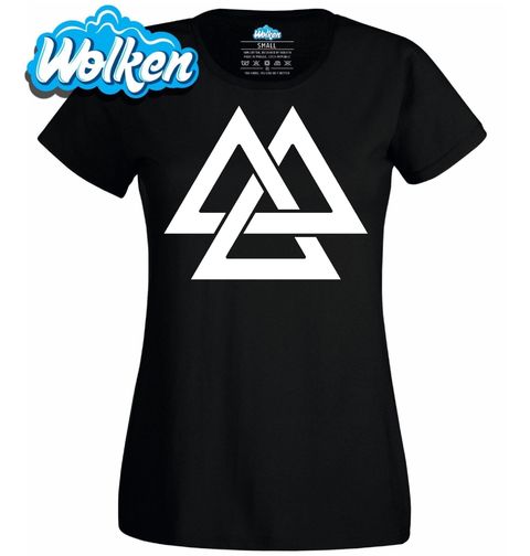 Obrázek produktu Dámské tričko Valknut Symbol padlých Vikingů