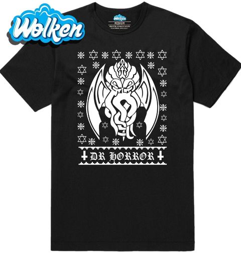 Obrázek produktu Pánské tričko Dr. Horror Vánoční Cthulhu