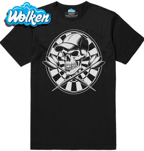 Obrázek produktu Pánské tričko Smrtící Šipky Skull Dartboard