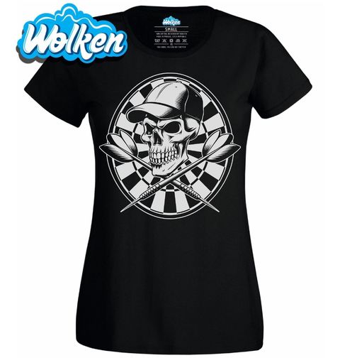 Obrázek produktu Dámské tričko Smrtící Šipky Skull Dartboard