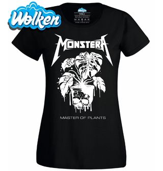 Dámské tričko Metalová Monstera.jpg