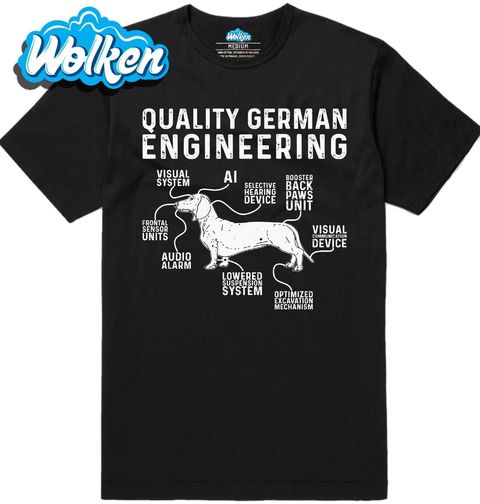 Obrázek produktu Pánské tričko Jezevčík Quality German Engineering