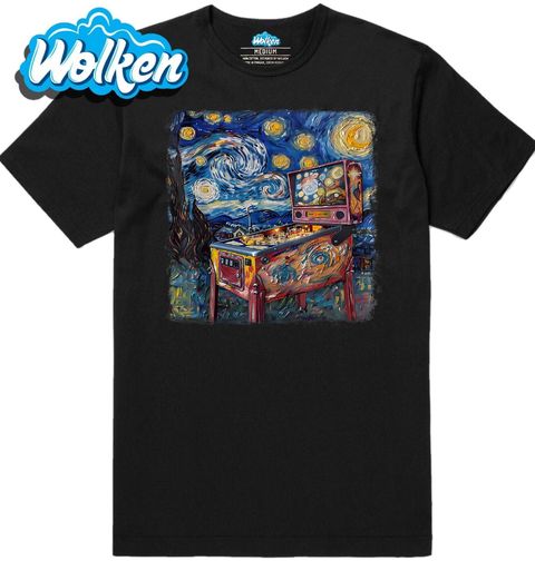 Obrázek produktu Pánské tričko Pinball Automat ve Hvězdné noci