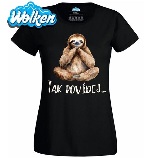 Obrázek produktu Dámské tričko Lenochod Terapeut Tak povídej...