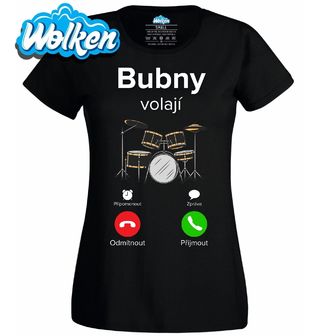 Dámské tričko Bubny volají Phone Call.jpg