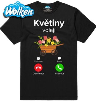 Pánské tričko Květiny volají Phone Call.jpg