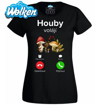 Dámské tričko Houby volají Phone Call.jpg