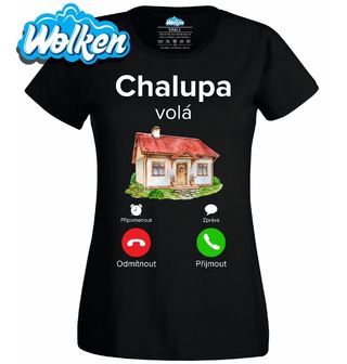 Dámské tričko Chalupa volá Phone Call.jpg