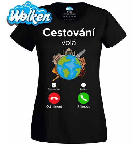 Obrázek produktu Dámské tričko Cestování volá Phone Call