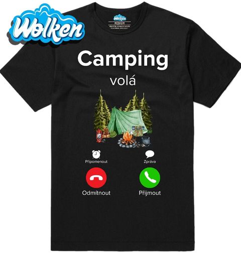 Obrázek produktu Pánské tričko Camping volá Phone Call