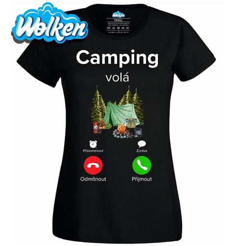Obrázek produktu Dámské tričko Camping volá Phone Call