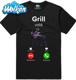 Pánské tričko Grill volá Phone Call.jpg