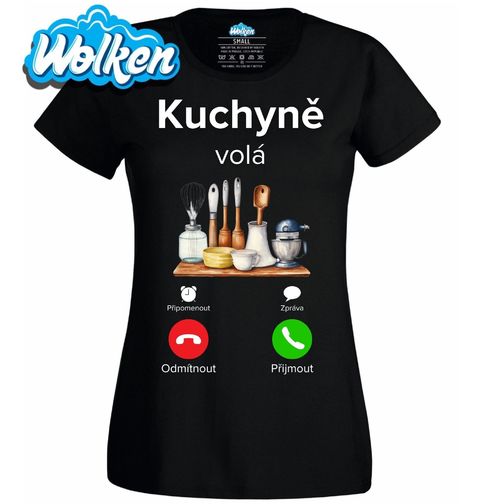 Obrázek produktu Dámské tričko Kuchyně volá Phone Call