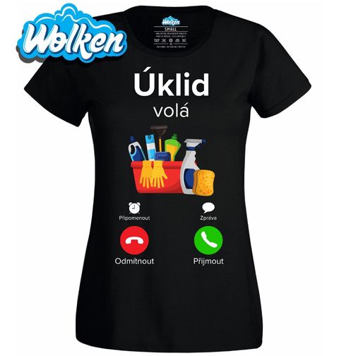 Obrázek produktu Dámské tričko Úklid volá Phone Call