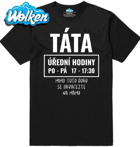 Obrázek produktu Pánské tričko Táta Úřední hodiny