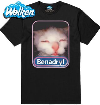 Pánské tričko Kočka na Benadrylu.jpg