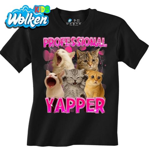 Obrázek produktu Dětské tričko Profesionální Kočičí Yapper