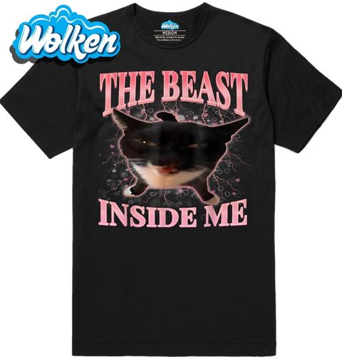 Obrázek produktu Pánské tričko Vnitřní šelma Kočka The Beast Inside Me