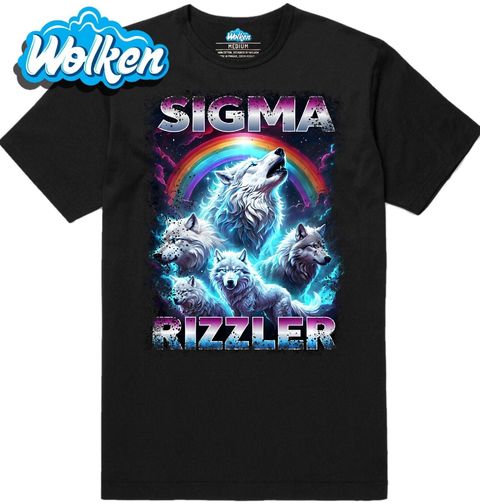 Obrázek produktu Pánské tričko Vlčí Sigma Rizzler