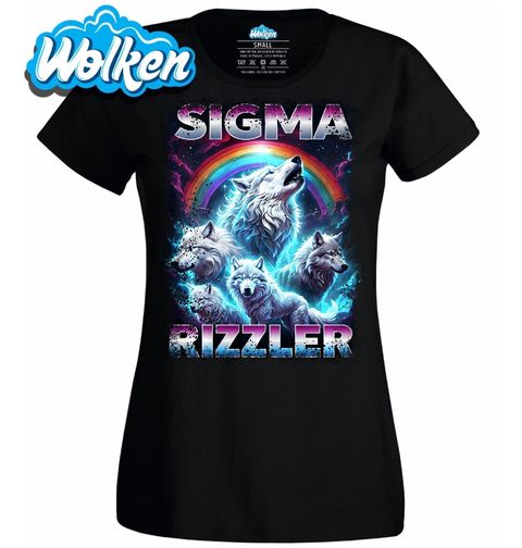 Obrázek produktu Dámské tričko Vlčí Sigma Rizzler
