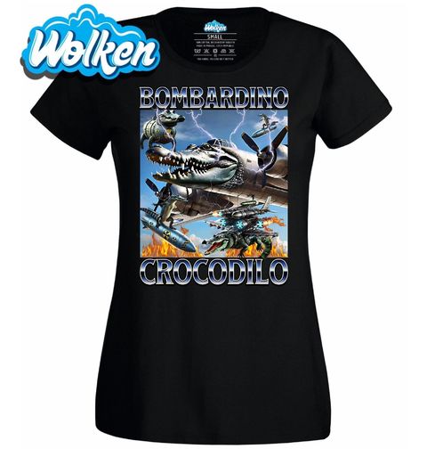 Obrázek produktu Dámské tričko Krokodýlí Bombardér Bombardino Crocodilo