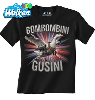 Dětské tričko Ozbrojená Husa Bombombini Gusini.jpg