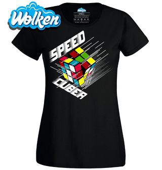 Dámské tričko Rubikova kostka SPEED CUBER.jpg