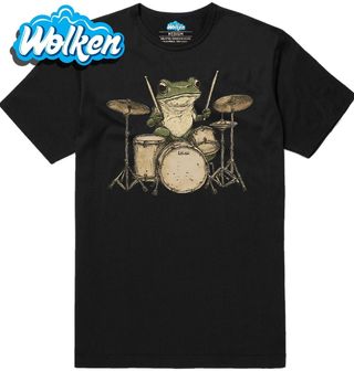Pánské tričko Žába Bubeník Žabí Rock’n’Roll.jpg