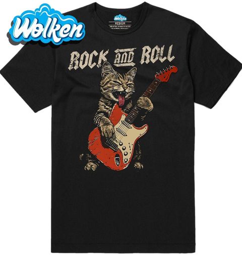 Obrázek produktu Pánské tričko Drsná Kočka Rockerka