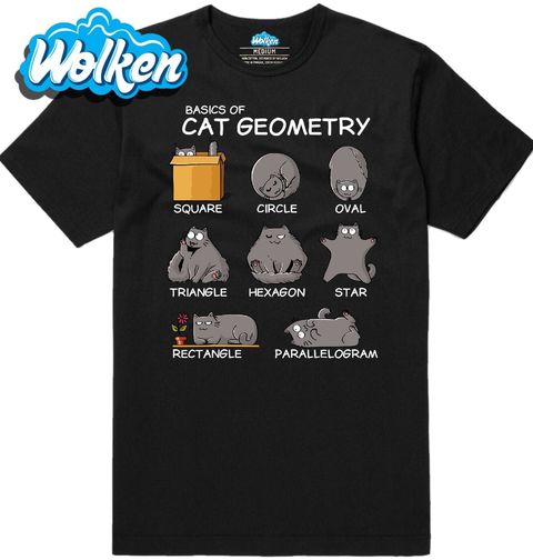 Obrázek produktu Pánské tričko Kočičí geometrie