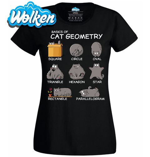 Obrázek produktu Dámské tričko Kočičí geometrie