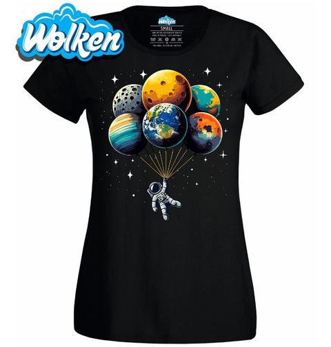 Obrázek produktu Dámské tričko Astronaut Vesmírný let balónem