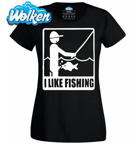 Obrázek produktu Dámské tričko Uspokojený Rybář I Like Fishing