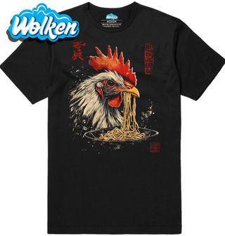 Pánské tričko Japonský Kohout a Ramen.jpg