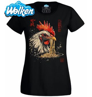 Dámské tričko Japonský Kohout a Ramen.jpg